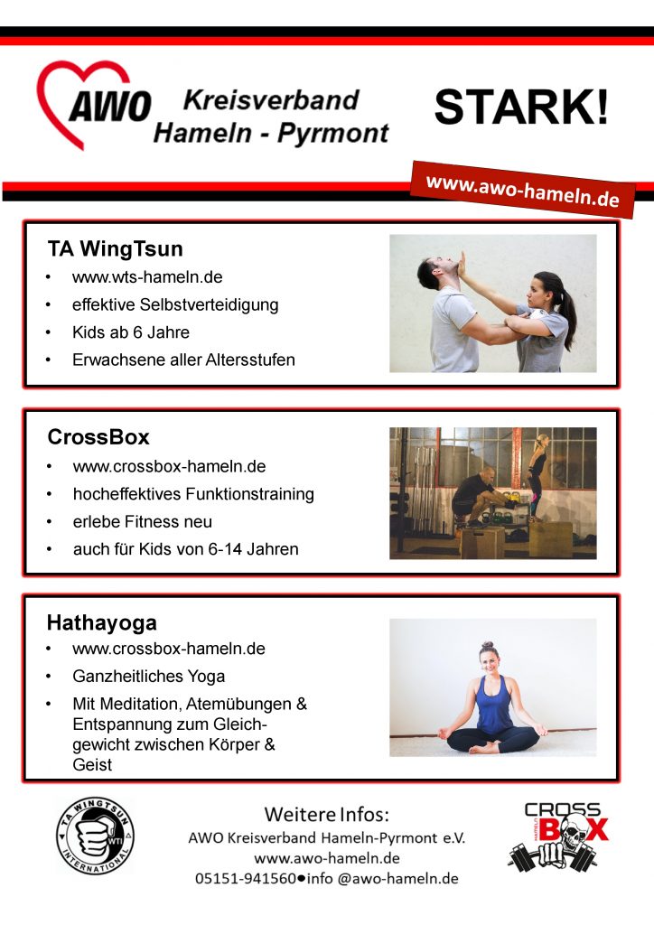 AWO Stark Hameln WingTsun Selbstverteidigung CrossBox TA Wing Tsun